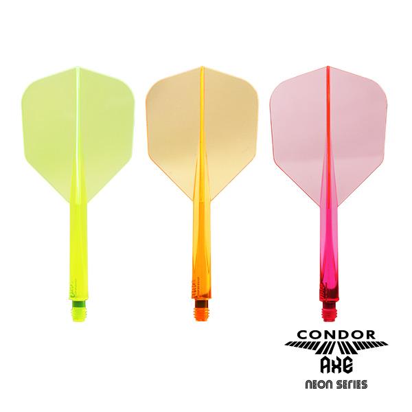 ダーツ フライト CONDOR AXE NEON Small コンドルアックス ネオン スモール イエロー オレンジ ピンク