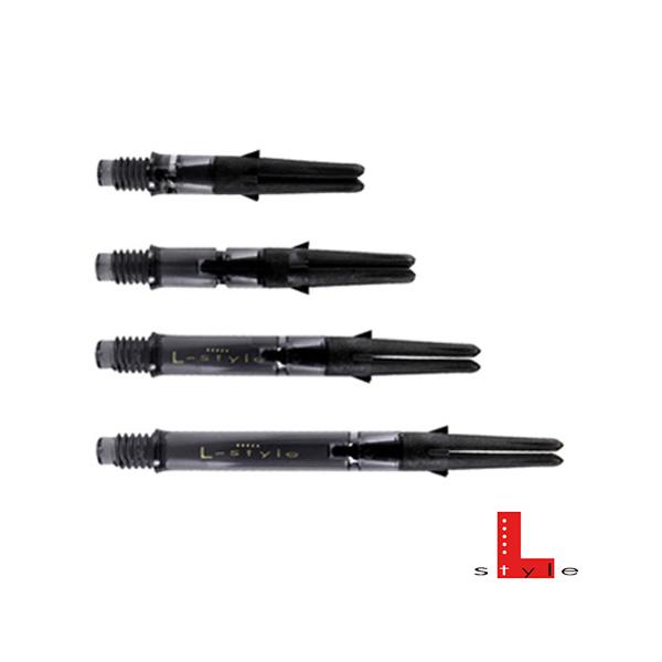 ダーツ Lシャフト Carbon Silent Straight カーボン サイレント クリアブラック(ポスト便OK/2トリ)
