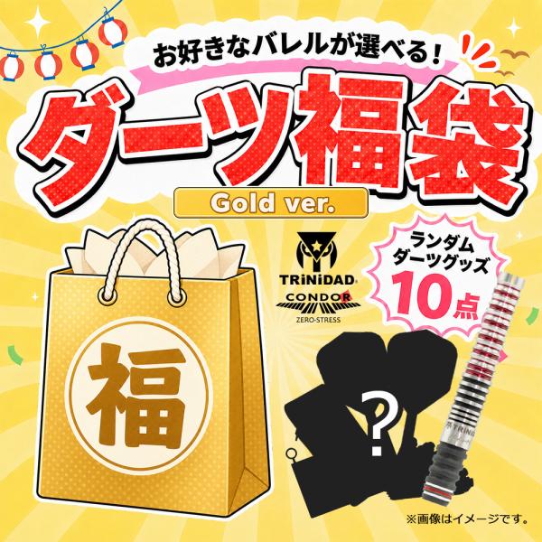 数量限定 ダーツ TRiNiDAD CONDOR 夏の福袋 Gold お好きなバレルが選べる