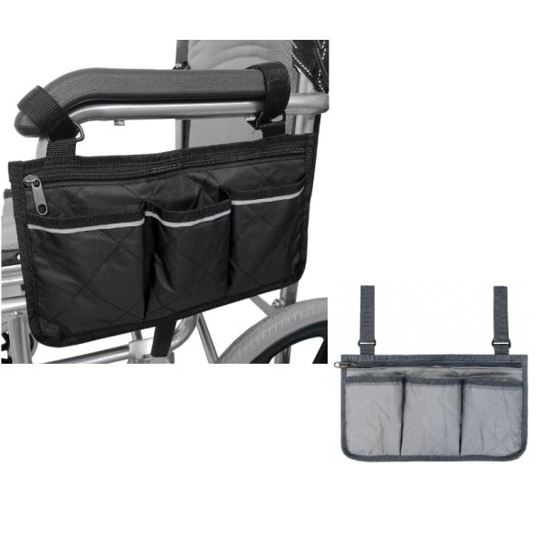 車椅子サイド収納バッグ は32.5×18cm、ストラップは約32cm。付け外しが簡単なマジックテープ式車椅子バッグは紬生地+ pp綿+不織布でできており、耐久性に優れたジッパーが付いています。耐久性、軽量、耐水性があり、長期間使用してもアイ...