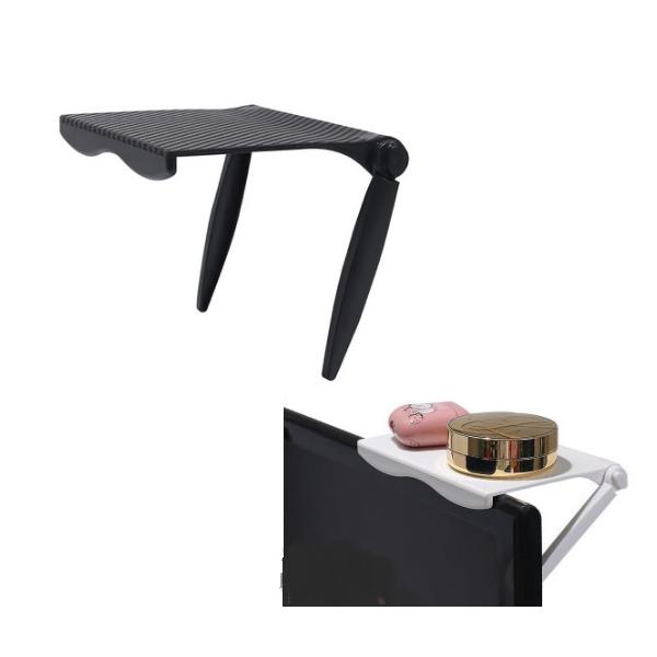 液晶ディスプレイや液晶テレビなどに取り付け可能なトレーです。ディスプレイ上が小物置きになり、机のスペースが広がります。リモコンやスマホ、文具やカード類、めがねや鍵等の紛失防止にも最適　材質:ABS取付部分の角度は、自由に変えることができるの...