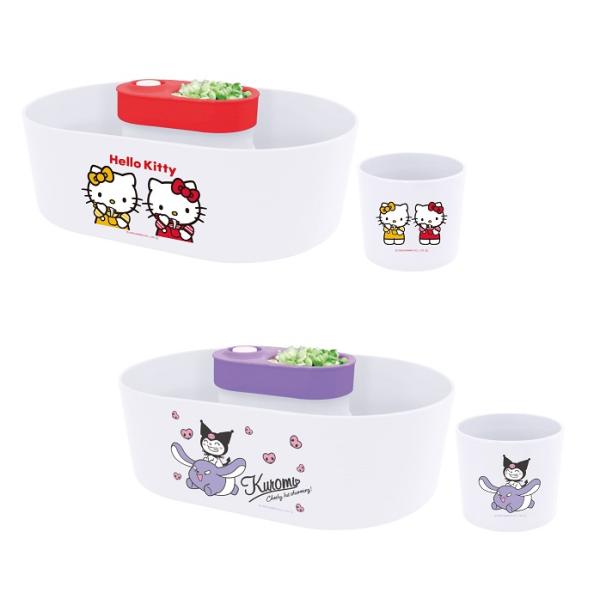 全自動 流しそうめん器 流し素〓 サンリオ キティー クロミ ポムポムプリン キャラクターズ 卓上 小型 コンパクト