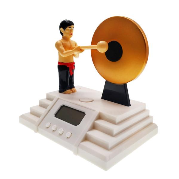 考えるな！起きろ！銅鑼を押すまで止まらない目覚まし時計「起きろ！銅鑼ゴング」が登場！