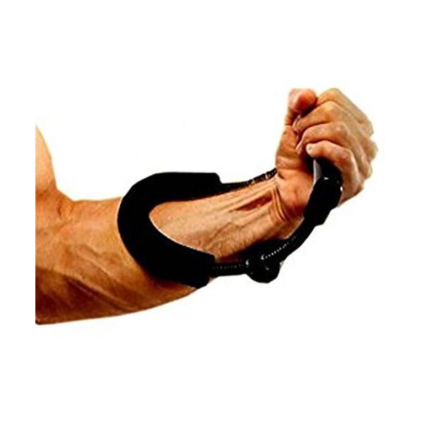 ★（メール便にて発送致します）メール便は到着日・時間の指定は出来ませんテニス、バスケットボール、ボクシング、バドミントン、卓球など手首を使うスポーツで大活躍!!マシンを腕にはめて動かす事で手首の筋肉を刺激!!サイズ：260×140×30mm...