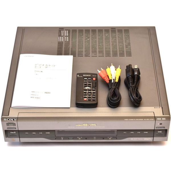 <値下げ>SONY HI8ビデオデッキWV-H3・Hi8側 動作品●VHS側NG SONY WV-BW1 Hi8/VHS ビデオデッキ (premium vintage