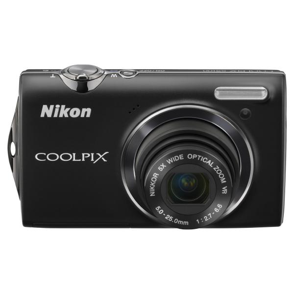 Nikon デジタルカメラ COOLPIX (クールピクス) S5100 スマートブラック S5100BK 1220万画素 光学5倍ズーム 広角28m