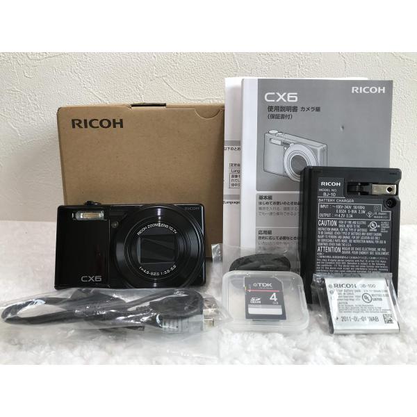 RICOH デジタルカメラ CX6ブラック CX6-BK