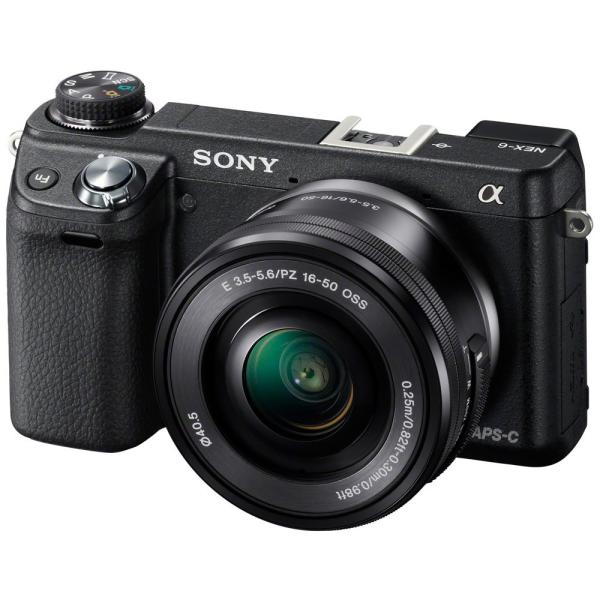 SONY ミラーレス一眼カメラ α NEX-6ズームレンズキット ブラック NEX-6L/B