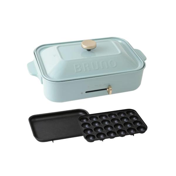 BRUNO ブルーノ コンパクトホットプレート 本体 プレート2種 BRUNO ブルーノ コンパクトホットプレート 本体 プレート2種