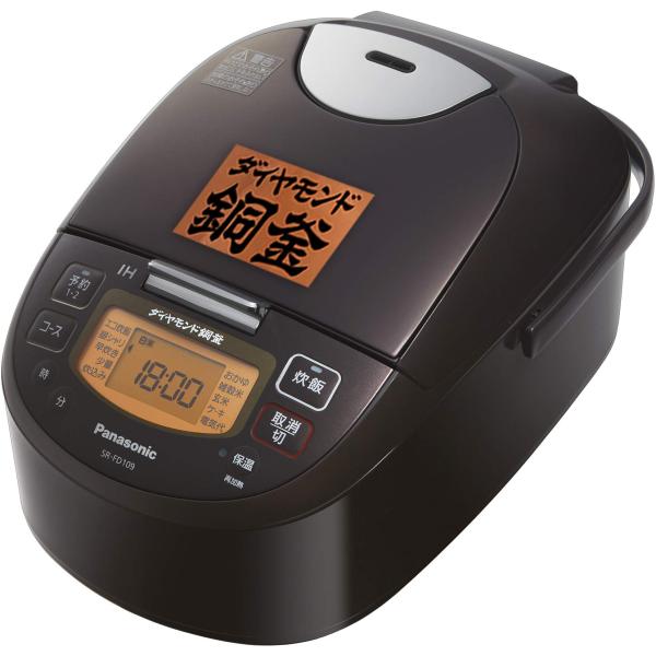 非売品 炊飯器 パナソニック 5.5合 SR-FD109-T ブラウン IH式 炊飯器・餅つき機
