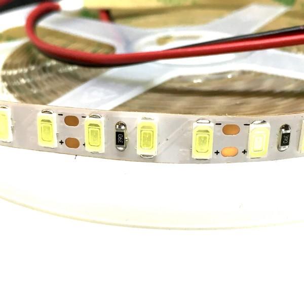 LEDテープライト 100 V 電源アダプタ付き 8 mm 幅 倍密度 5630/5730 超 ...