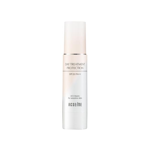 アクセーヌ 日焼け止め 敏感肌 ノンケミカル 日中用 スキンケアクリーム SPF28 PA++ デイトリートメントプロテクション