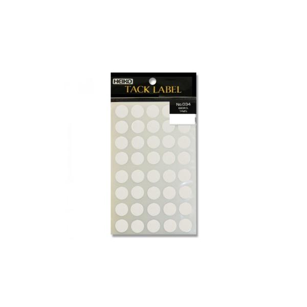 シモジマ HEIKO(ヘイコー) 007062652 タックラベル No.034 Φ14 680枚入 1束