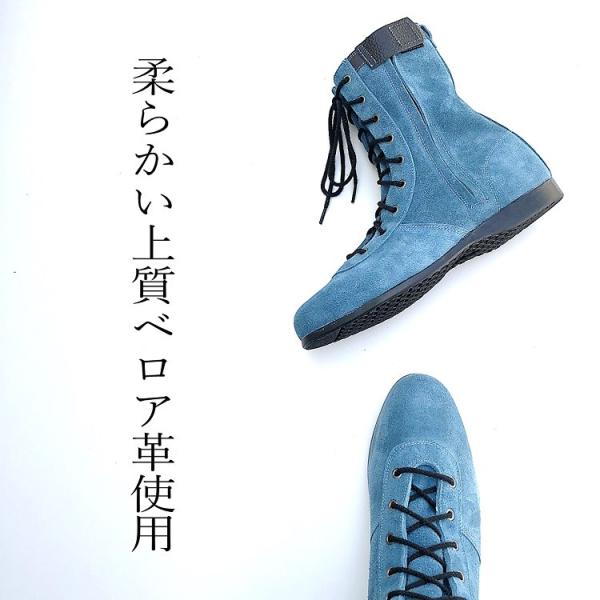 新品未使用 ATENEO WAZA F1 28 安全靴 青木産業 datemono_dullblue-v_1