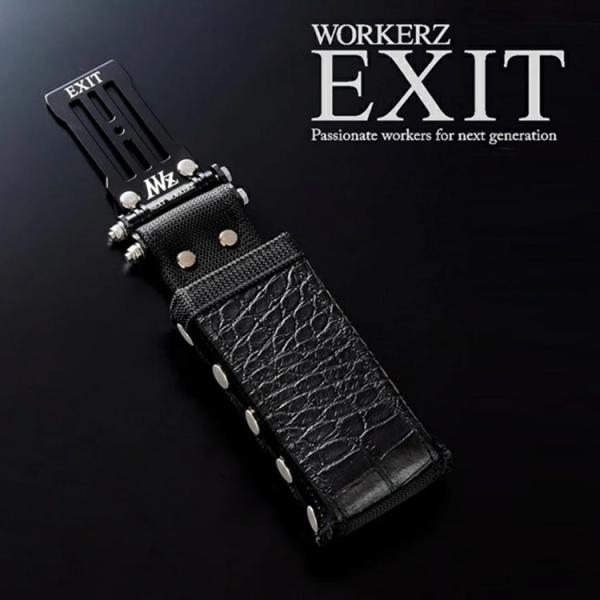 【限定本革クロコ】WORKERZ EXIT NWZ ツールケース EXTLCMCRO 本革クロコ レベルケースM 工具差し 工具ホルダー NEXTWORKERZ ネクストワーカーズ