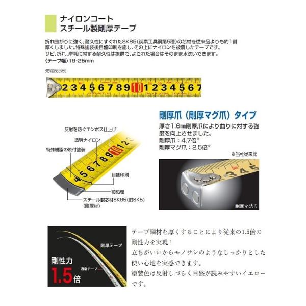 Tajima タジマ TAJIMA スケール コンベックス 剛厚