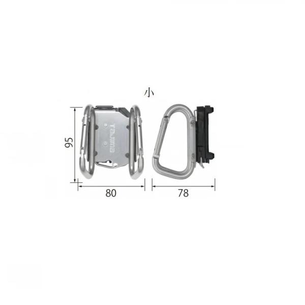 Tajima タジマ TAJIMA カラビナ 工具差し セフ着脱式工具