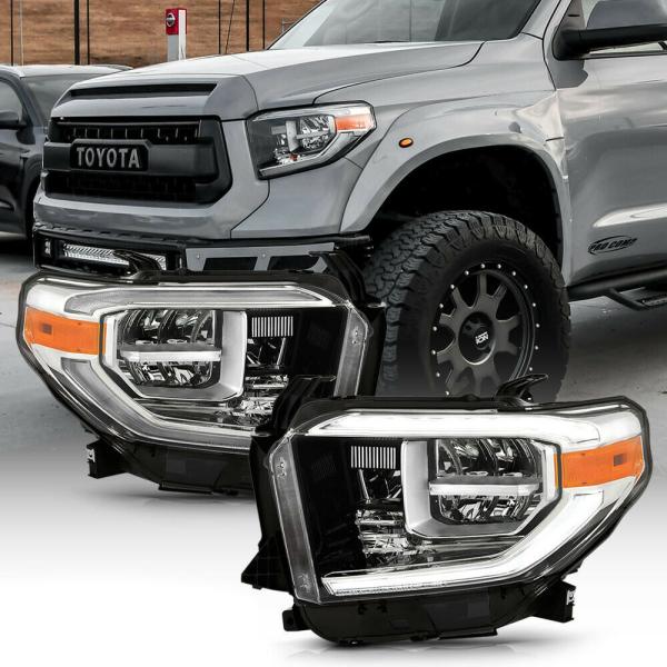 TOYOTA トヨタ タンドラ ヘッドライト 2個セット Amazon | USEKA トヨタ タンドラ 07-13 セコイア08アップ ヘッド