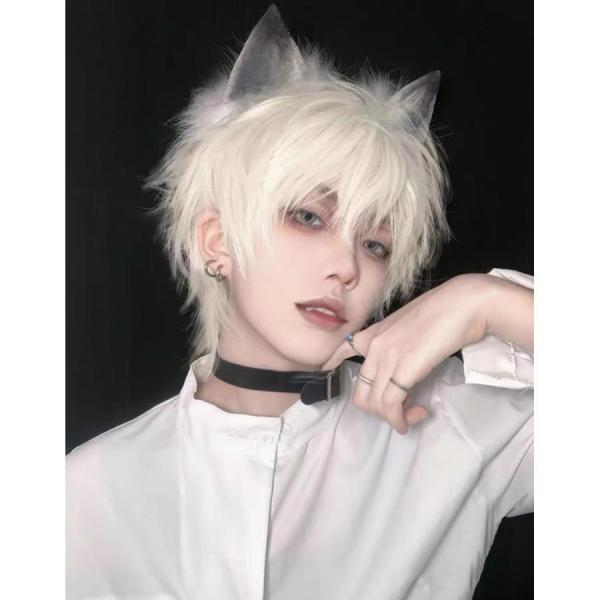 [ セット内容 ]ウィッグ/ヘアネット【※こちらの商品は、個人差等ございますので、商品ご後、お客様ご自身より手くしやカット等多少の調節が必要な場合もございます。】「記載のないアクセサリー　小物等は付属しません」[ 素材 ]高温耐熱ファイバー...