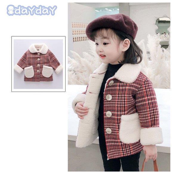 コート 韓国子供服 キッズ コート 女の子 冬服 裏起毛 アウター 厚手 チェック柄コート ベビー服 ジュニア服 おしゃれ お出かけ 小学生 通学 卒園式 入学式 Aone 1026 Et114 Day Day Shop 通販 Yahoo ショッピング