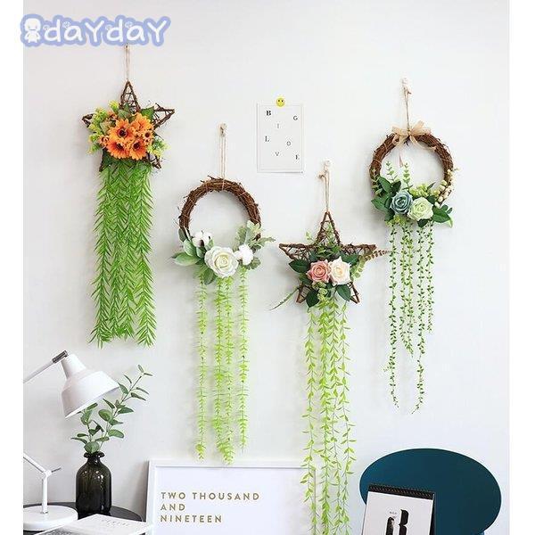 造花グリーン 人工観葉植物 フェイクグリーン 造花藤 緑 葉 花 壁掛け 吊りのインテリア飾り 人工植物 枯れないグリーン ホーム オフィス ベランダ ガーデン Aone 1111 Jjyp216 Day Day Shop 通販 Yahoo ショッピング