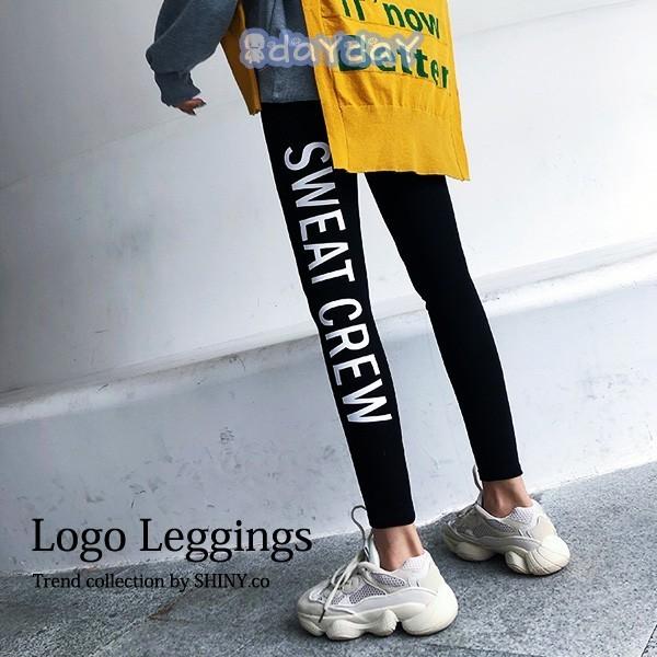 レギンス レディース 春夏 おしゃれ 夏用 パンツ 涼しい 10分丈 ロゴ 条件付き送料無料 Dayday 0116 Wca572 Day Day Shop 通販 Yahoo ショッピング