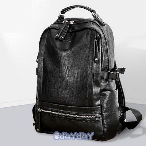 メンズバッグ ビジネスリュック リュックサック メンズ デイパック PU革 撥水 カバン 大容量 通勤 通学 2019 春 メンズバッグ ビジネスリュック リュックサック メンズ デイパック PU