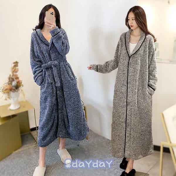 レディース 襟付き ふわもこ ルームワンピース パジャマ マキシ丈 冬用 暖かい もこもこ ナイトガウン 防寒 着る毛布 Dayday 01b16 Sysy86 Day Day Shop 通販 Yahoo ショッピング
