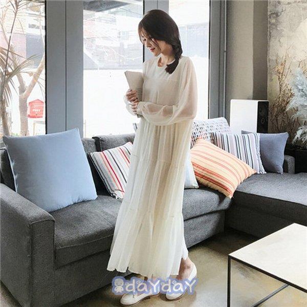 白 ワンピース ドレス 可愛い おしゃれ ワンピ Aライン レディース ワンピース 夏 レディース ファッション 森ガール ワンピース Dayday 01b16 Wmfz735 Day Day Shop 通販 Yahoo ショッピング