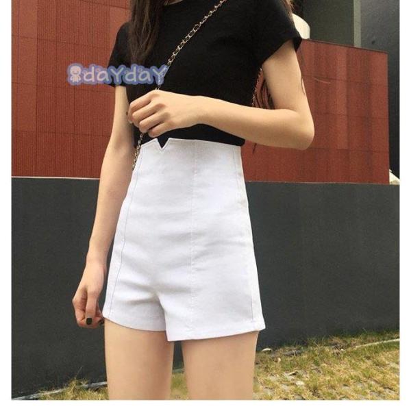 ショートパンツ レディース 短パン ハイウエスト 着痩せ ショーパン 夏 ハーフパンツ 黒 ピンク サマーパンツ 白 半ズボン サマー ボトムス Pqtlfmbmdc レディースファッション Citytea Nl