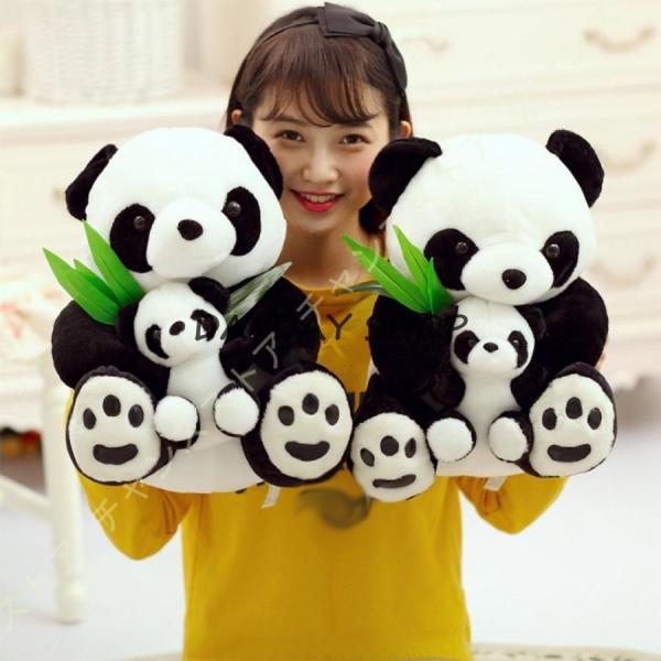 パンダ抱きまくら パンダぬいぐるみ リアル パンダ 親子 縫い包み