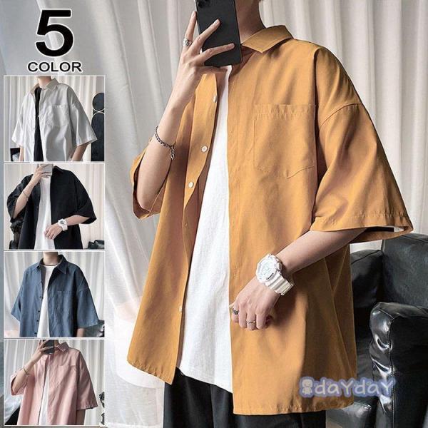 カジュアルシャツ 白 メンズファッション Favofavoitems