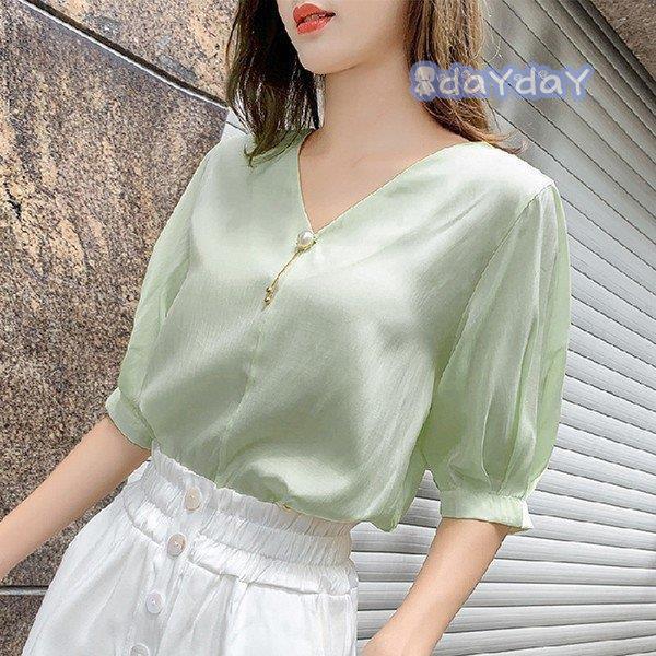 ブラウス 夏 レディース 韓国 みんな探してる人気モノ ブラウス 夏 レディース 韓国 レディースファッション