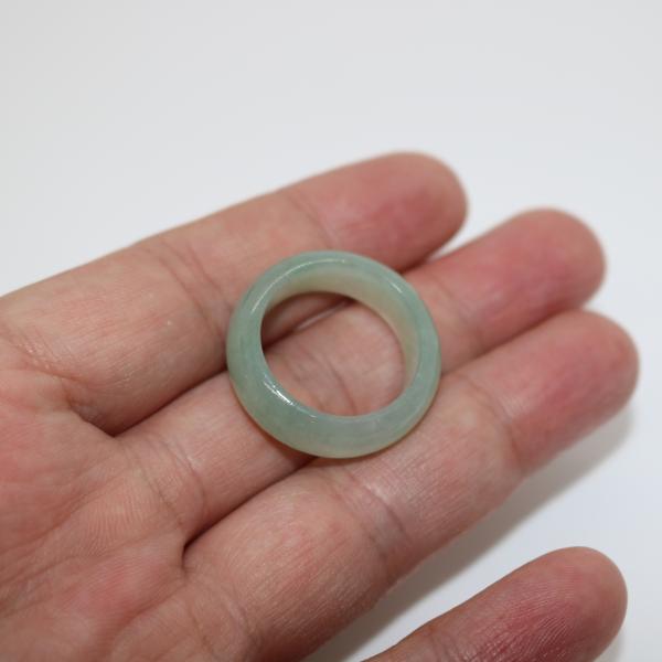 19号 20号 指輪 リング ミャンマー天然A貨 翡翠　ジェイダイト　　　天然石 19/20号 指輪 リング ミャンマー天然翡翠 ジェイダイト ヒスイ A