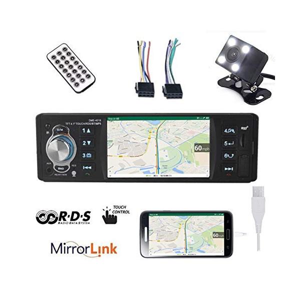 カーオーディオ 1 Din 4 1インチ Hd ミラーリンク タッチパネル Fm Rds Aux出力 Bluetooth Usb Sd対応 リアビューカメラ Nhv2275 Days Of Magic 通販 Yahoo ショッピング