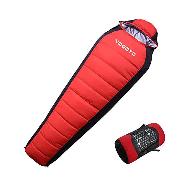 羽毛寝袋 マミー型