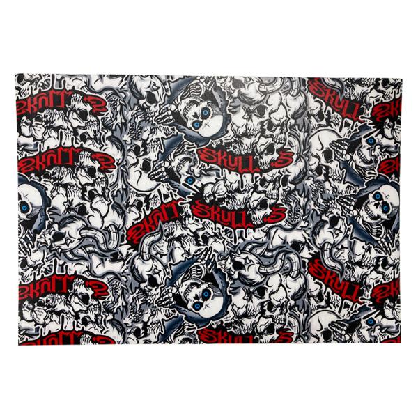 A4 カーラッピングシート ボムステッカー スカル柄 SKULL ドクロ 骸骨