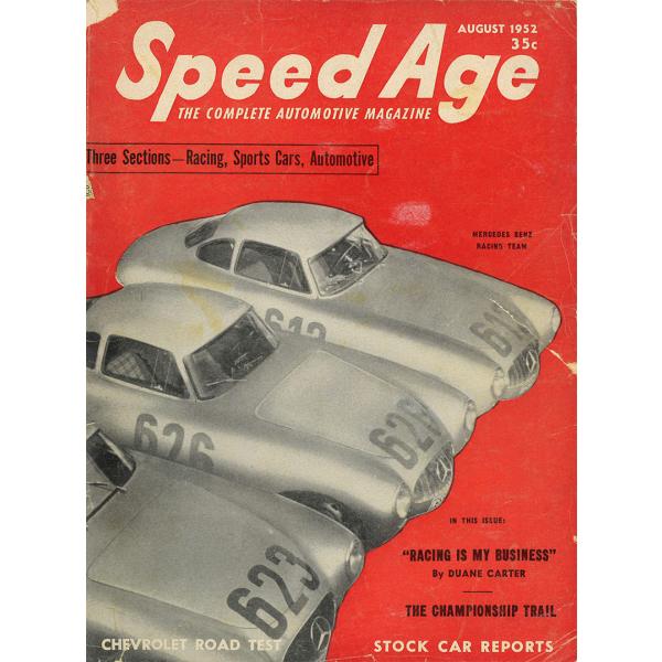 ビンテージ アメリカ 当時物 洋書 Speed Age 1952年 8月号 アメ車  ホットロッド フォード シボレー モパー V8 オールディーズ