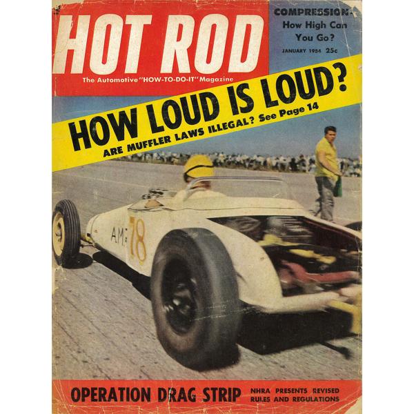 ビンテージ アメリカ 当時物 洋書 hot rod 1954年 1月号 アメ車  ホットロッド フォード シボレー モパー V8 オールディーズ