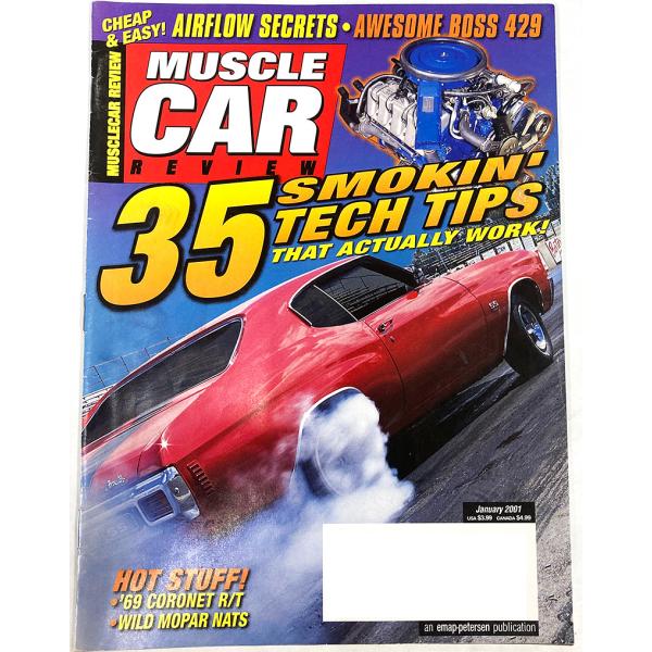 洋書 muscle car review 2001年 1月号 アメ車 ホットロッド ラットロッド マッスルカー  フォード シボレー モパーV8
