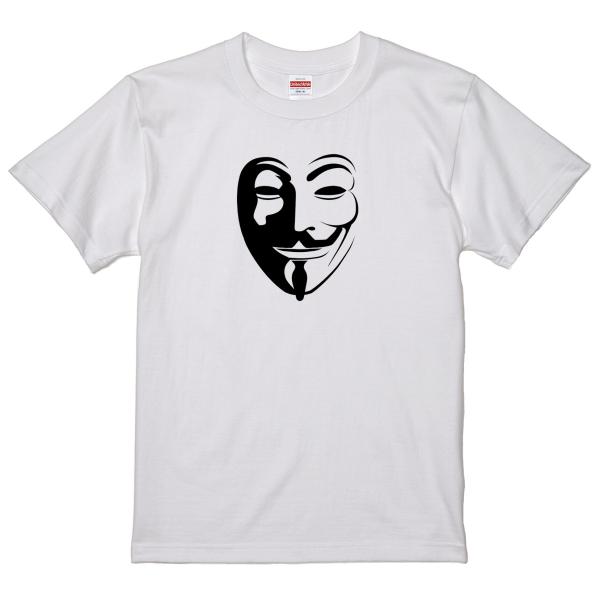 ガイ・フォークス アノニマス? Anonymous Tシャツ 3 ハッカー集団 お面