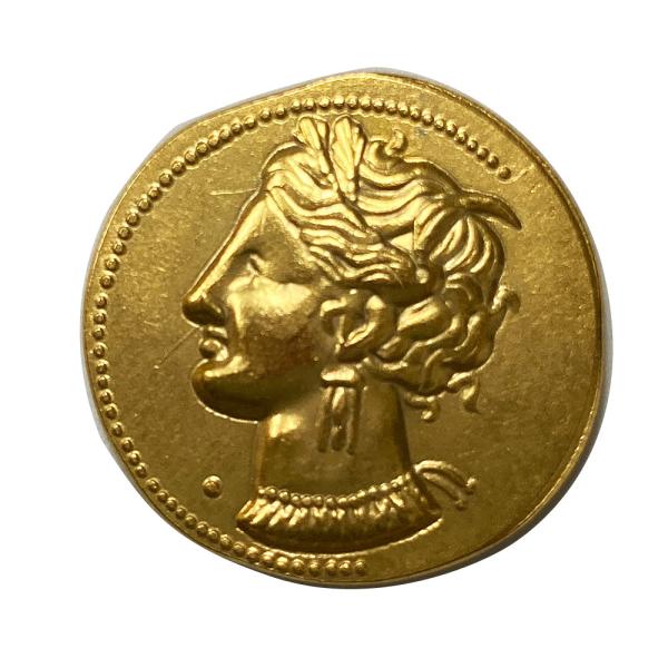 レプリカ コイン タニト神 ペルセポネ 馬 古代ギリシャ 310BC 金貨