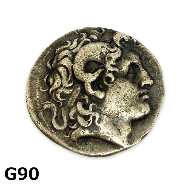 レプリカコイン 古代ギリシャ アレキサンダーアモン神  銀貨 硬貨 コイン 297~281BC アンティーク  G90