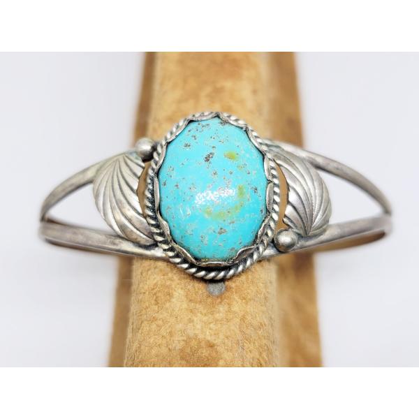 インディアンジュエリー ターコイズ バングル 15 シルバー ネイティブ