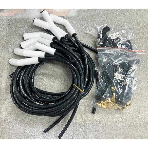 シボレーインパラ　テイラープラグコード8ミリストリートサンダー程度良好 アメ車 V8 V6 汎用 セラミック プラグワイヤー プラグコード 135