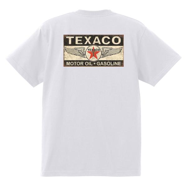 Texaco 看板 Ｔシャツ アメ車 ホットロッド ローライダー H47 テキサコ hotrod 看板 標識 スタンド S/M/L/XL 2XL 3XL