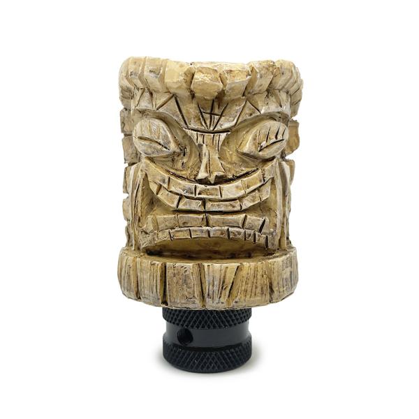 ハワイアン ティキ Tiki シフトノブ ギアノブ ベージュ  ホットロッド ローライダー 南国 ポリネシア
