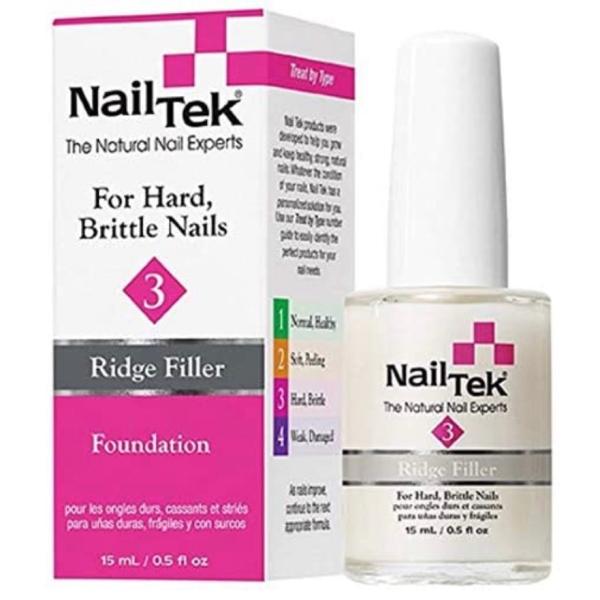 Nail Tek ネイルテック Ridge Filler リッジフィラー Foundation ファンデーション 15ml