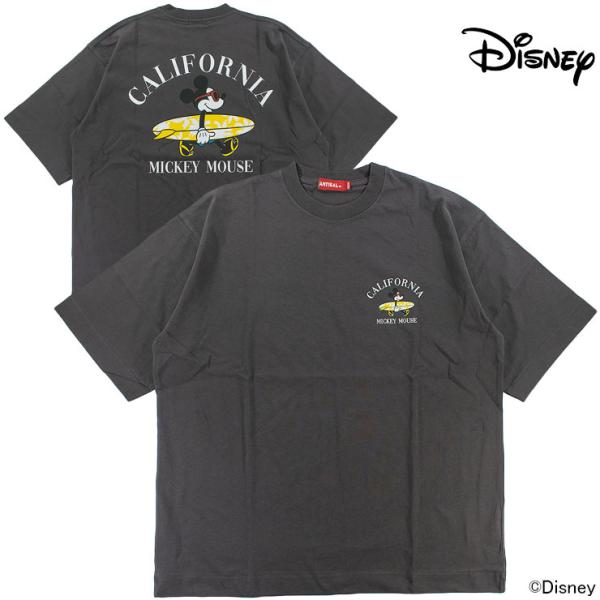 メンズ Tシャツ ビッグシルエット ミッキーマウス カジュアル MICKEY MOUSE 半袖 バックプリント ANTIBALLISTIC 252AN1ST343