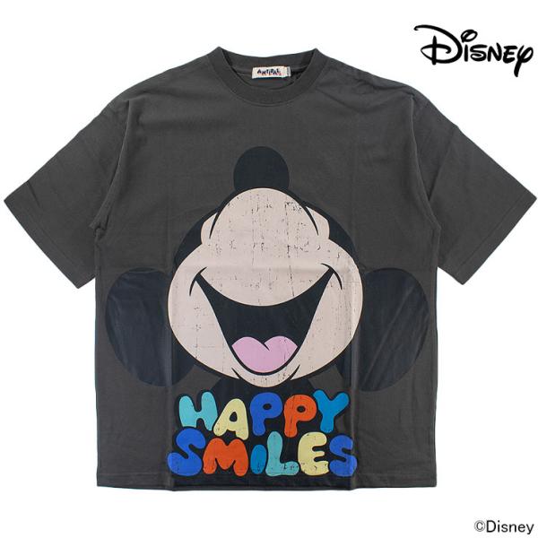 ミッキーマウス メンズ Tシャツ ビッグシルエット ANTIBALLISTIC 262AN1ST715 カジュアル MICKEY MOUSE 半袖 フロントプリント